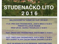 PROGRAM STUDENAČKOG LITA